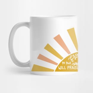 promises by maverick city music boho sun design Mug